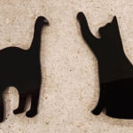 Fusible Cat Pair – Precut COE 96 or 90 COE Glass Shapes for Kiln Fusing