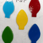 96 COE Precut Fusible Christmas Lights. 5 Pack.